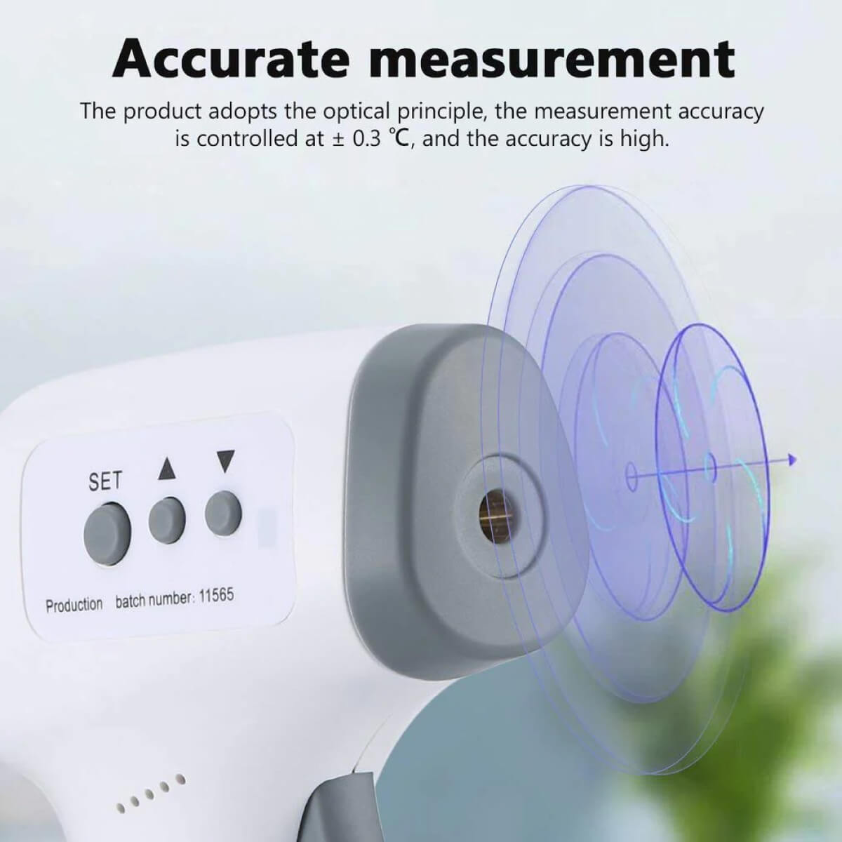 Digital Non-Contact Head Body Food Dual Mode Gun Thermometer Baby Adult
