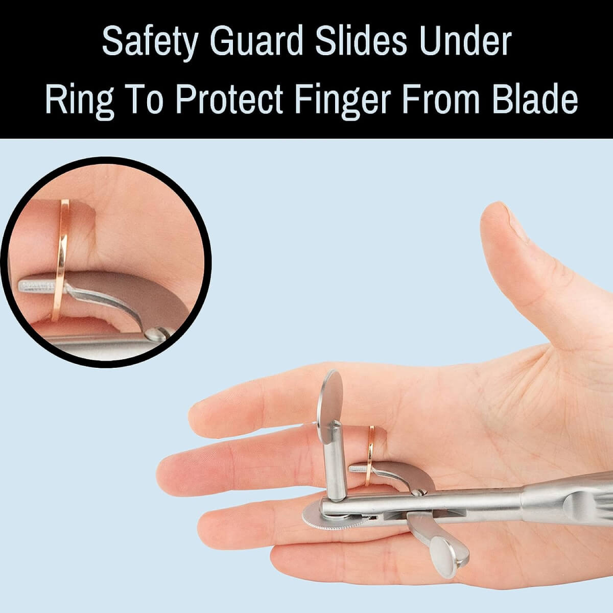 Ring Cutter Jewelry Remover with Finger Guard for Safety and Protection