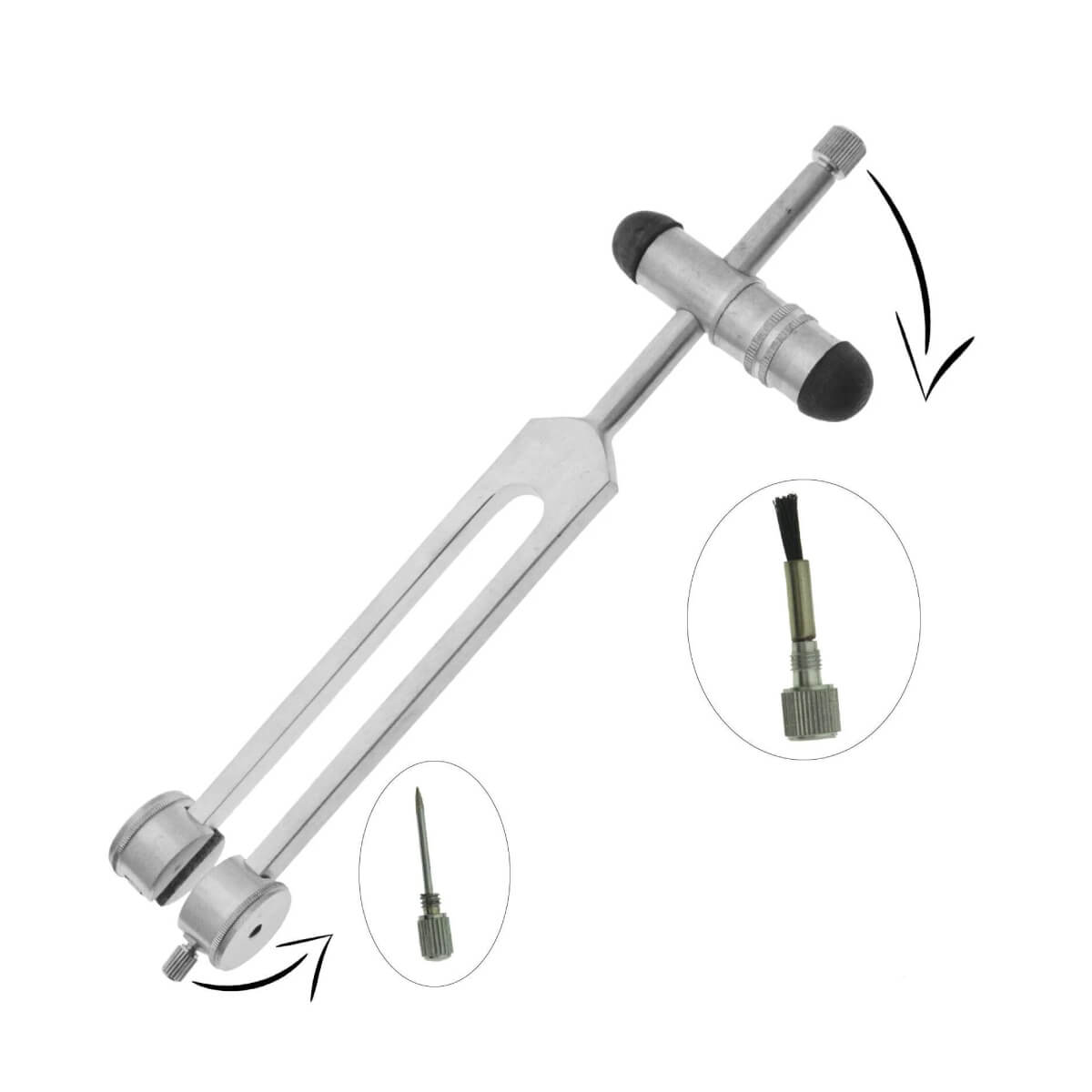 Tunning Fork Buck Hammer Pinwheel (128C Tuning)